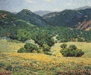 Granville Redmond Southern California Hills,n.d painting